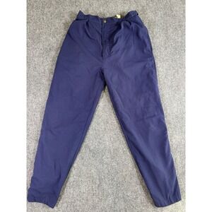 Tourney Gore Tex Pants Mens Small Waterproof Windproof Breathable Navy Blue Zip